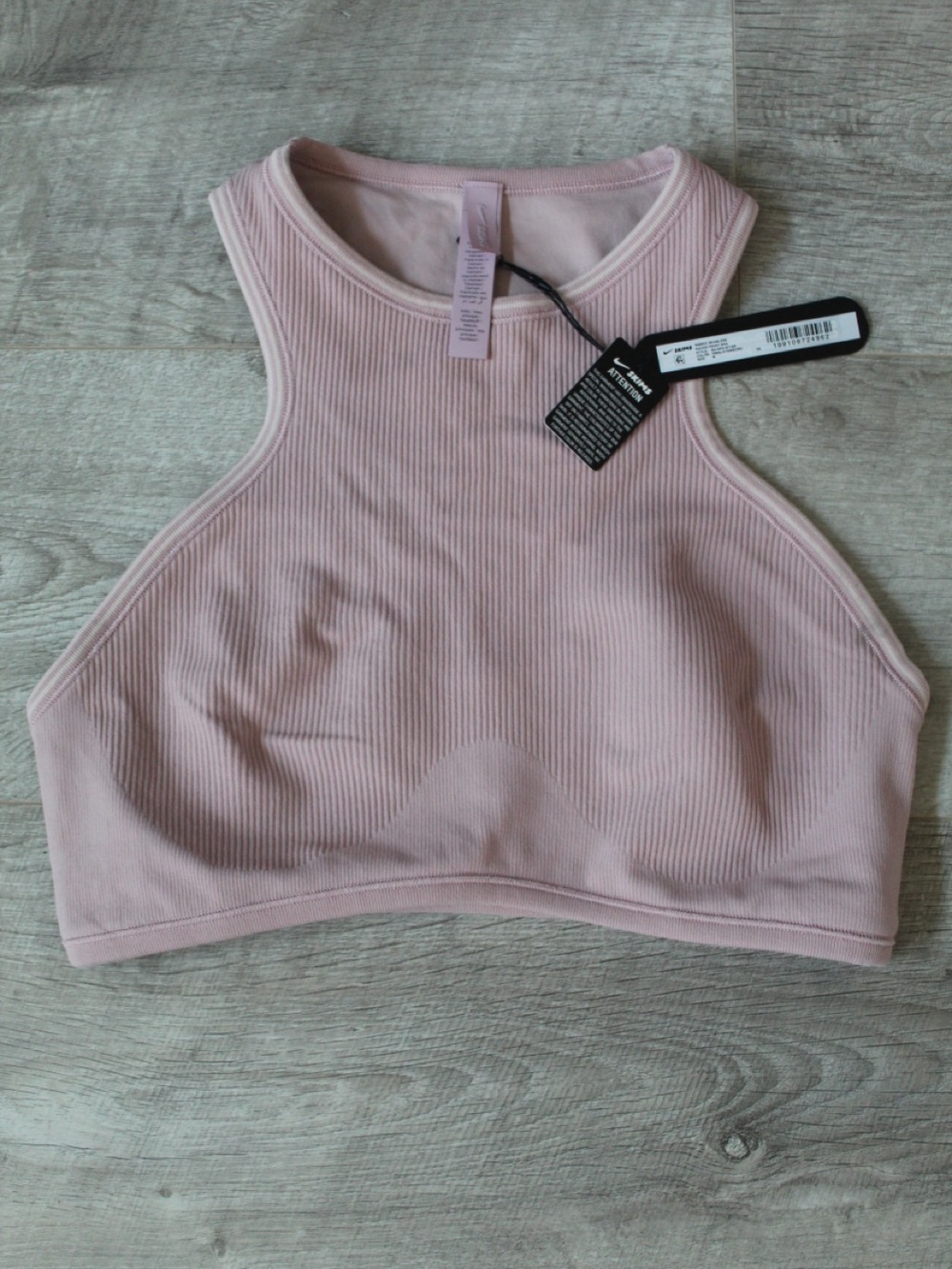 Nike SKIMS Ribbed Seamless Racerneck Tank in Himalayan